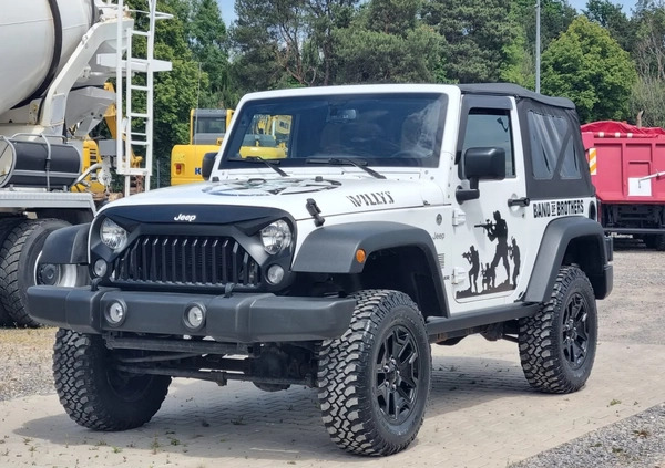 Jeep Wrangler cena 65500 przebieg: 42000, rok produkcji 2016 z Konin małe 211